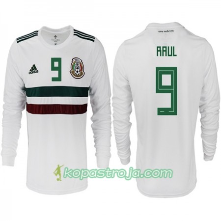 Billiga Fotbollströjor Mexiko RAUL 9 VM 2018 Borta tröja Långärmad